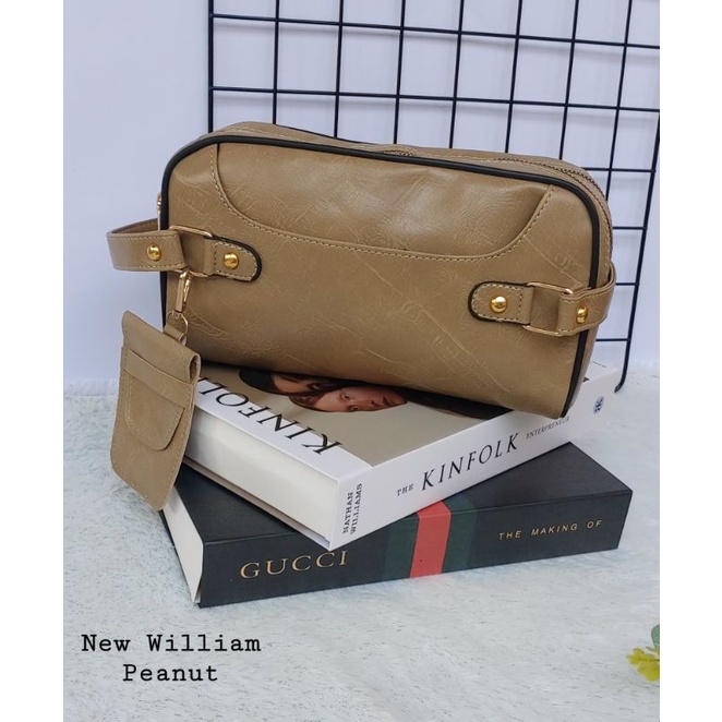 Pouch organizer New william clucth serbaguna Hand bag pria wanita