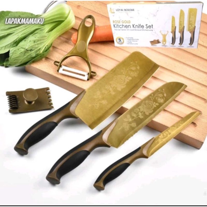 PISAU SET TALENAN/PISAU SET DAPUR STAINLESS