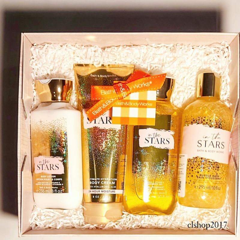 BBW IN THE STARS GIFT SET BATH &amp; BODY WORKS VALENTINE'S DAY ITS