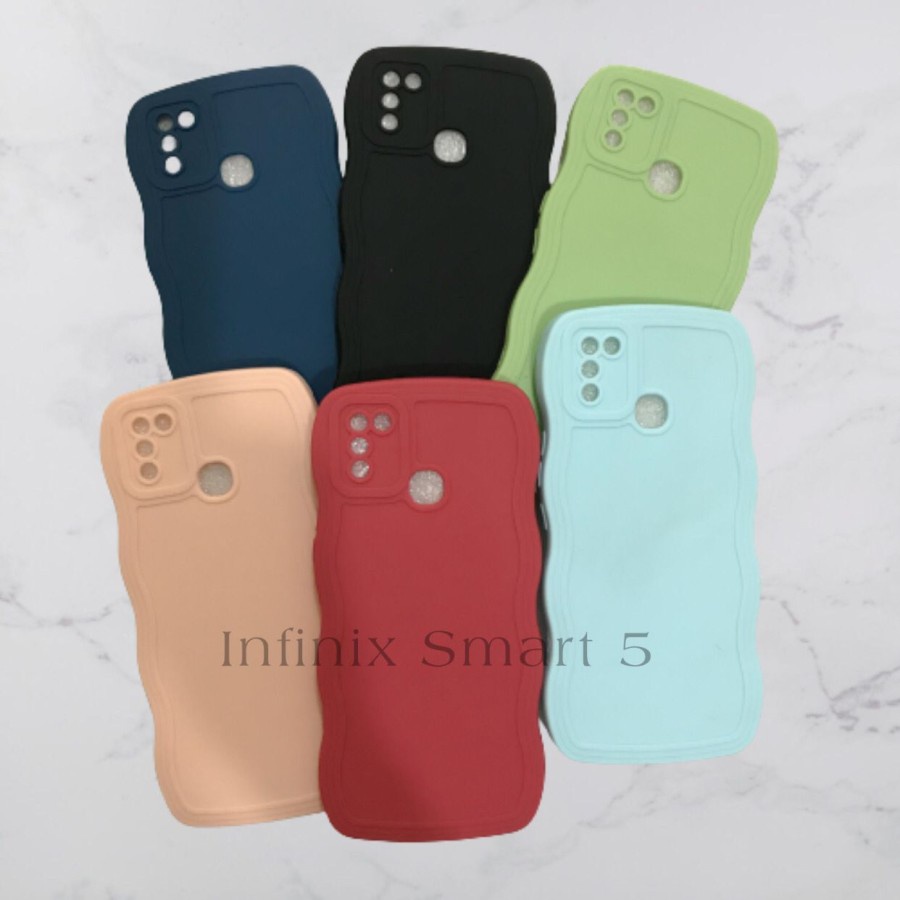 CASE INFINIX SMART 5 - SOFTCASE SILIKON GELOMBANG WAVY PRO CAMERA - GA