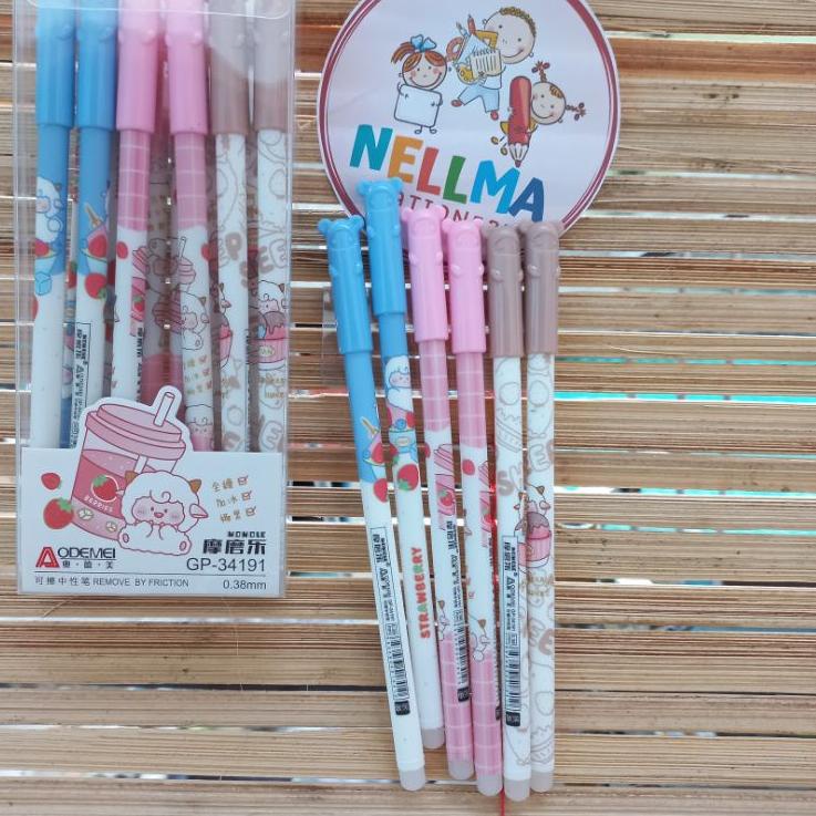 

Top Seller Pulpen bisa dihapus Aodemei Motif (isi 12pcs)