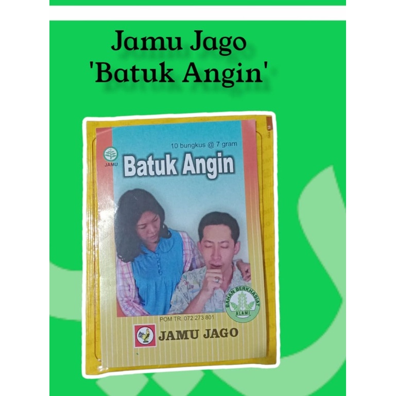 

Jamu Jago Batuk Angin Kemasan Bubuk 7 Gr - Jamu Tradisional