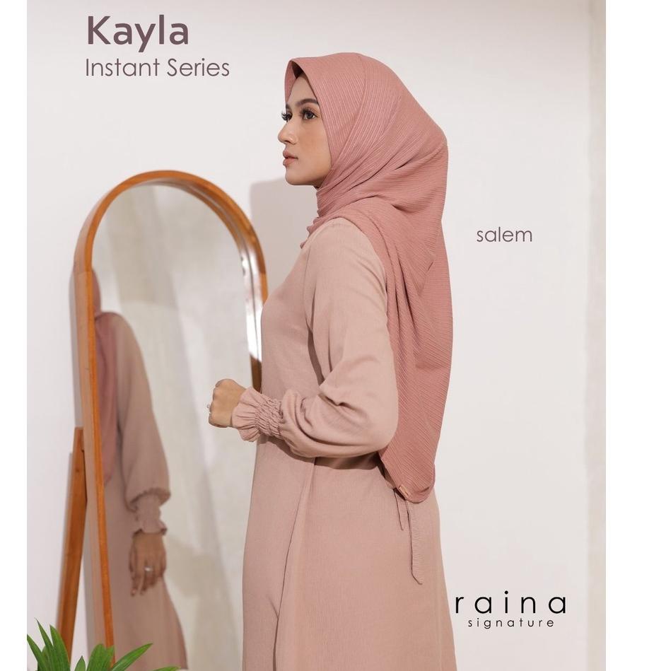 パ Raina Signature Kayla Jilbab  Segitiga Anti Tembem Knit Series Big Sale