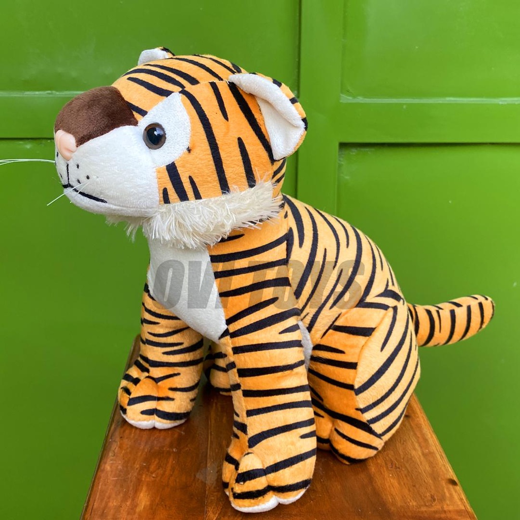 Boneka Macan Tiger Panjang 40cm Berlabel SNI