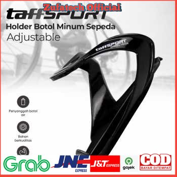 TaffSPORT Holder Botol Minum Sepeda Adjustable MTB - 16006 - Black