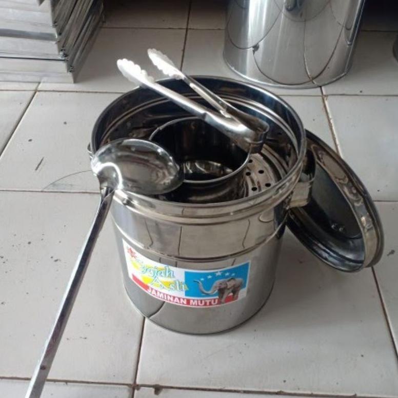 TREND Dandang Bakso Hampers 22 / Panci Bakso / Dandang Kukus ♬ 851