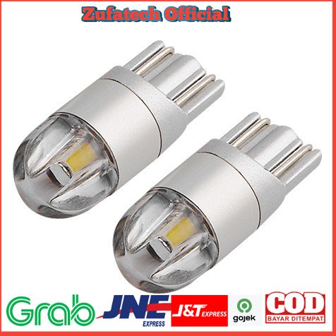 Lampu Mobil Headlight LED T10 W5W 2 SMD 3030 2 PCS - White