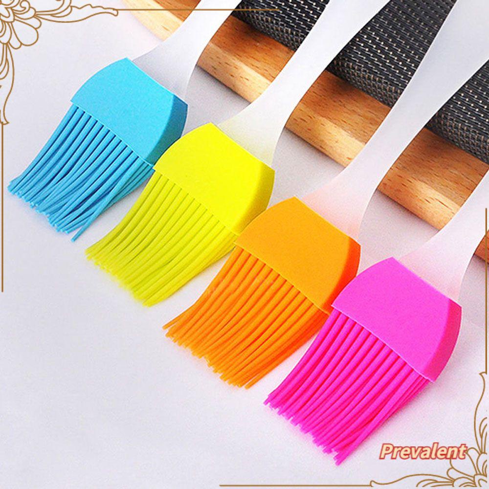 Preva 4pcs Warna Random BBQ Basting Oil Brush Dapur Cream Pastry Anti Lengket