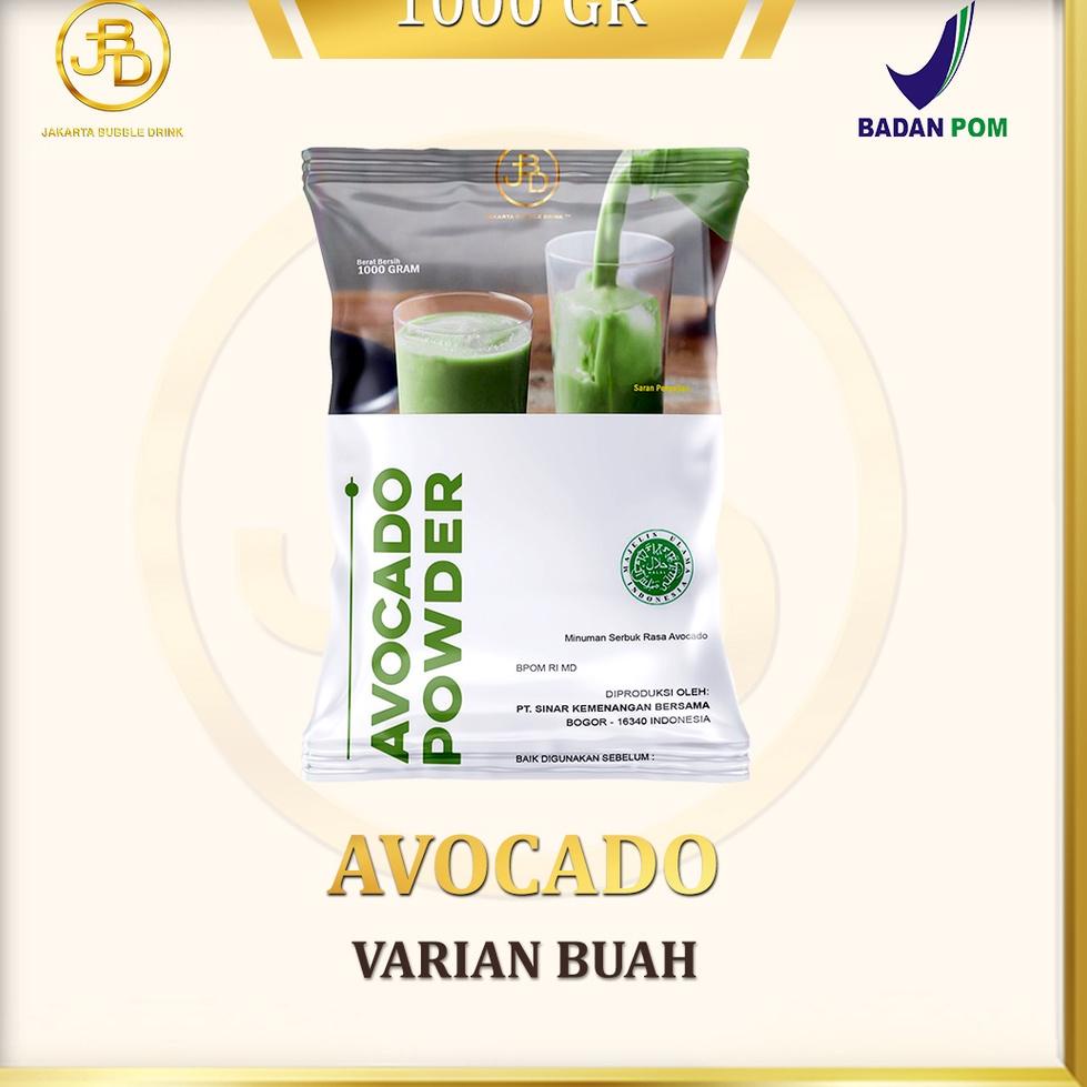 

BIG PROMO 1.1 Bubuk Minuman AVOCADO Powder 1 KG - JBD | Halal .,.,.,..,