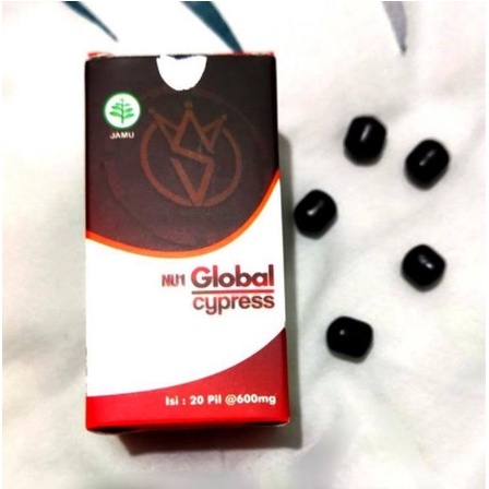 Piil Hitam NU1 Global Cypress Slaber trust Original Stroke Asam Urat Syaraf Kejepit Sendi