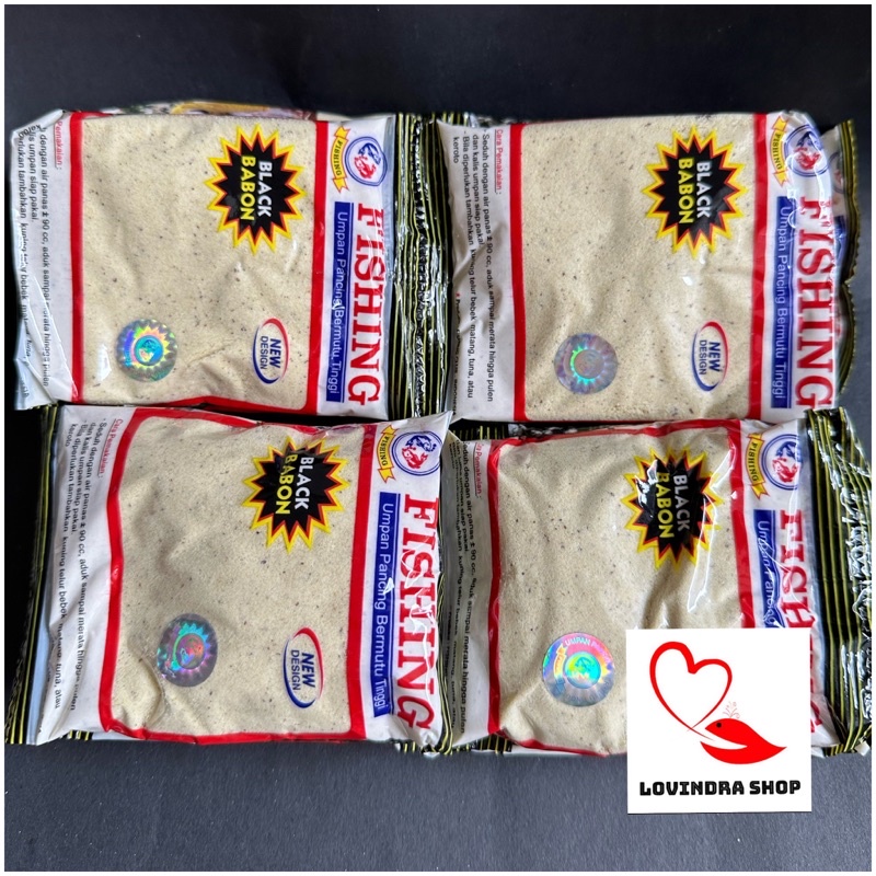 10 pcs Umpan Fishing Black Babon