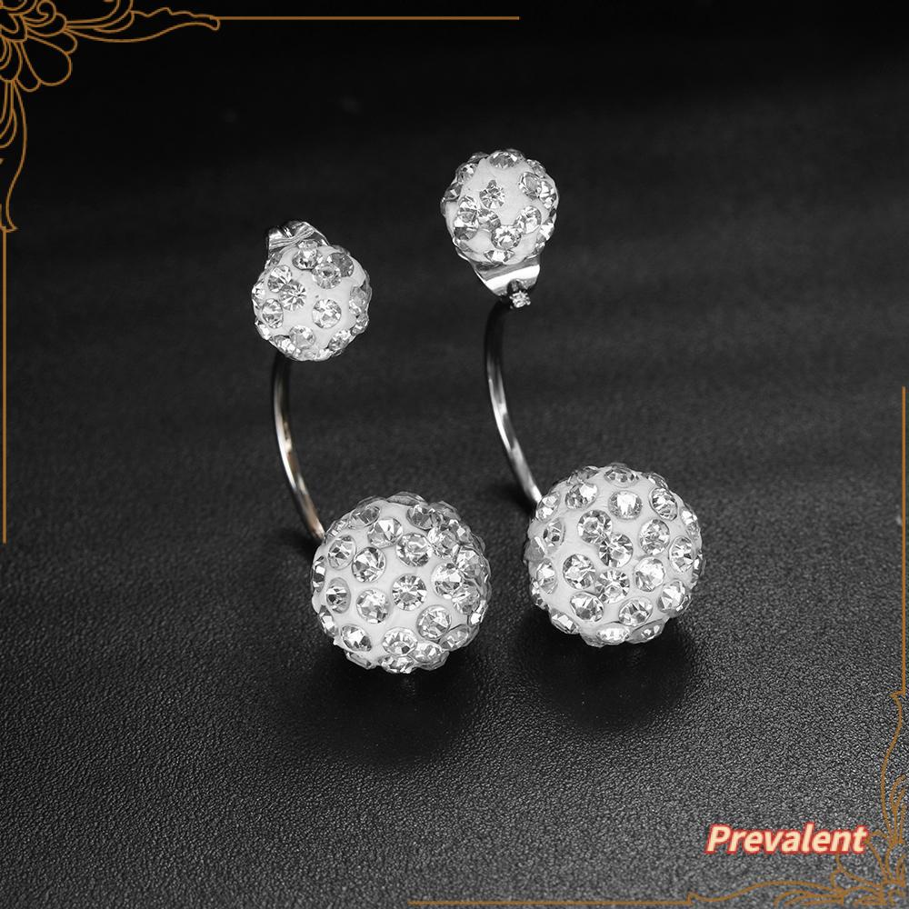 Preva Anting Hadiah Wanita Kristal Double Beads