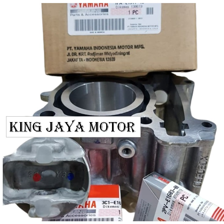 BLOK SEHER BORING PISTON KIT VIXION OLD NVL ASLI ORIGINAL YAMAHA 1PA-WB016-00
