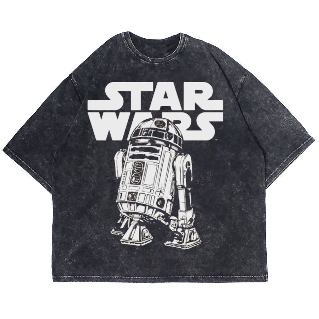 Patternmerch "adventure robot" Oversize T-shirt | washed tee | kaos vintage