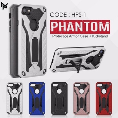 PT Hardcase Iron Phantom Standing for Xiaomi Redmi 4A 4X 5 PLUS 5A 6 6A A2 Lite 7 7A 8 8A 9 9A 9C 9T 10 GO S2 MI A1 5X NOTE 3 4 4X 5 5A 6 7 8 9 10 Pro Prime Pocophone M3