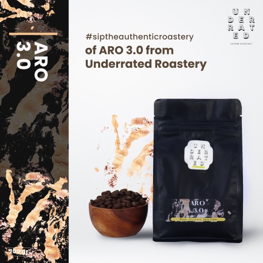 

Biji Kopi ARO 3.0 Coffee Beans 200gr by Underrated Coffee Roastery