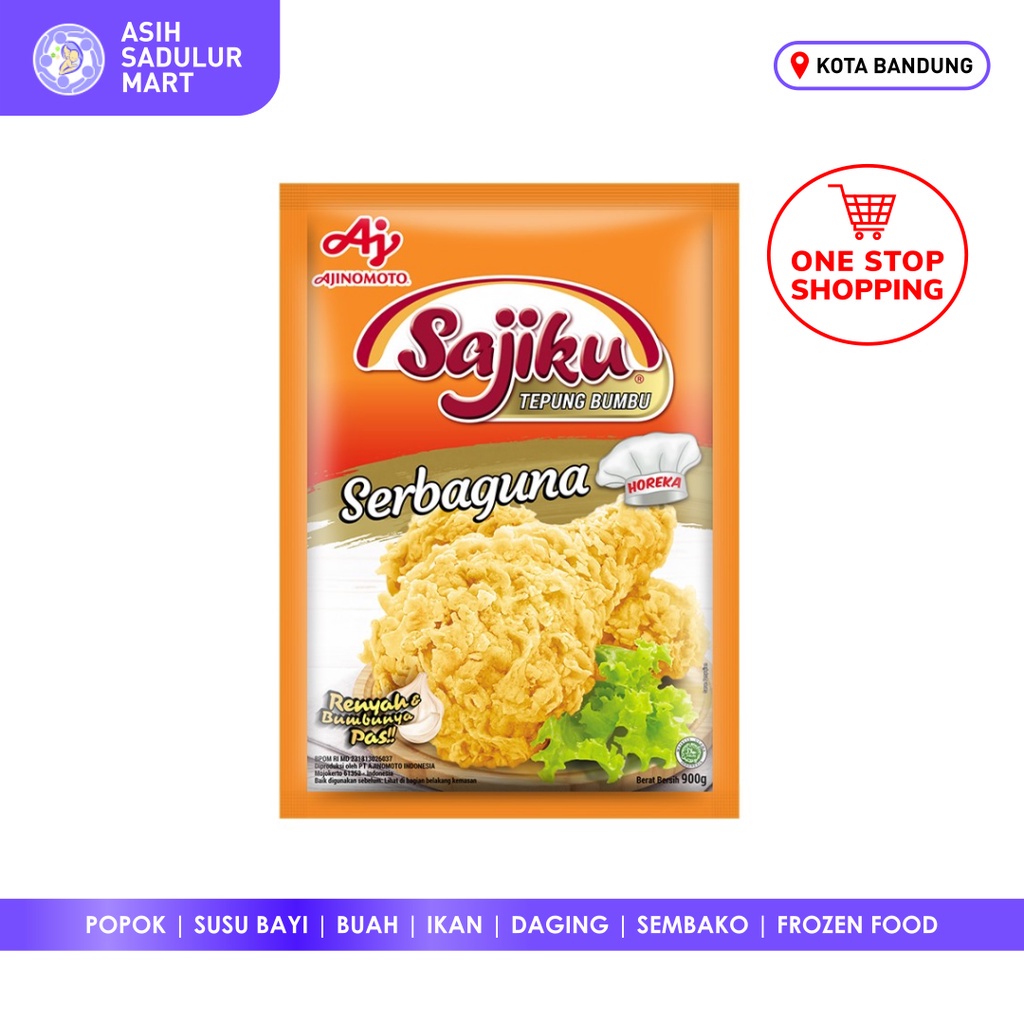 Sajiku Tepung Bumbu Serbaguna 900gr Promo Bandung