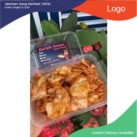 

KERIPIKSANGAR (asli ubar jangar)/ keripik extra pedas / keripik lumpia / keripik kaca /cemilan pedas helloladies - bayar di tempat