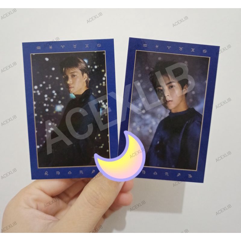 [DAPAT 2 PCS] EXO SEASON'S GREETINGS 2019 SG19 SG 2019 PC PHOTOCARD ZODIAC FORTUNE CARD XIUMIN & KAI