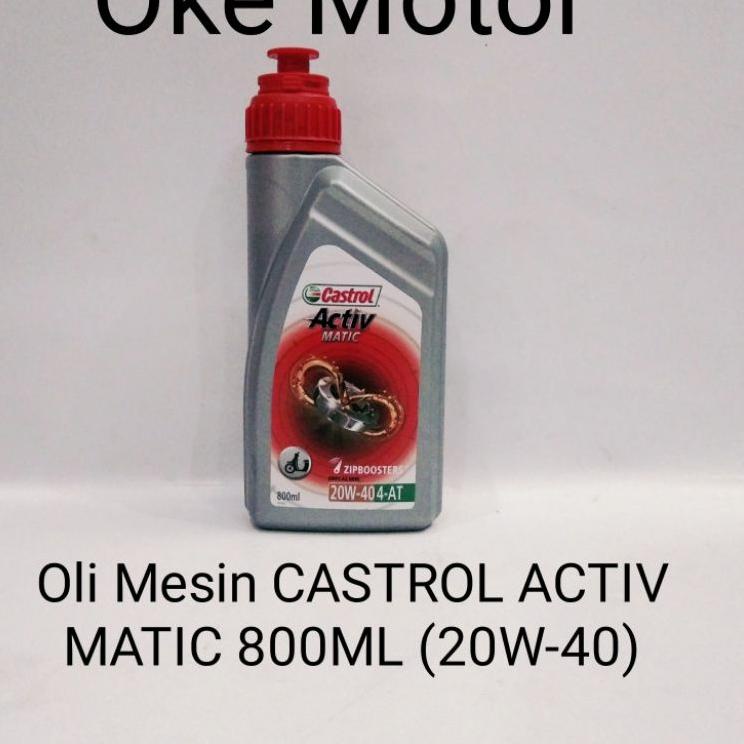 Segera Serbu Oli Mesin CASTROL ACTIV MATIC 800ML