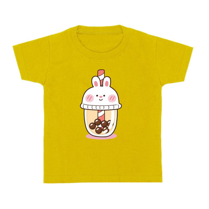 Baju kaos anak-anak 1-12tahun motif Boba Cony katun cowok cewek