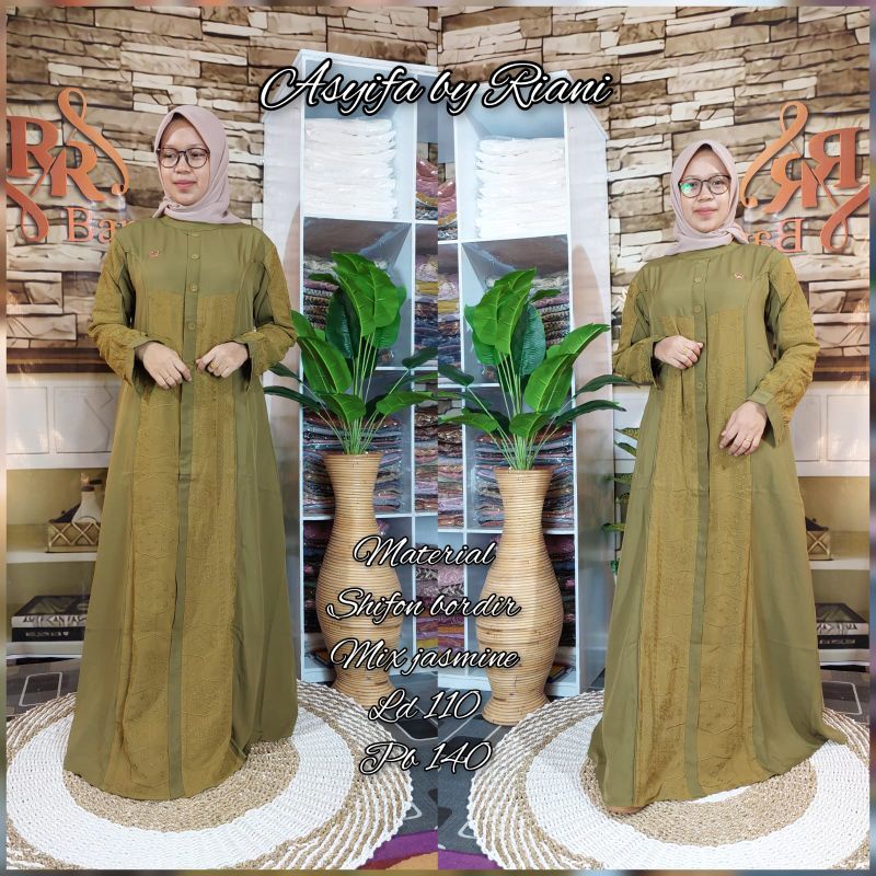 dress asyifa by riani gamis kekinian