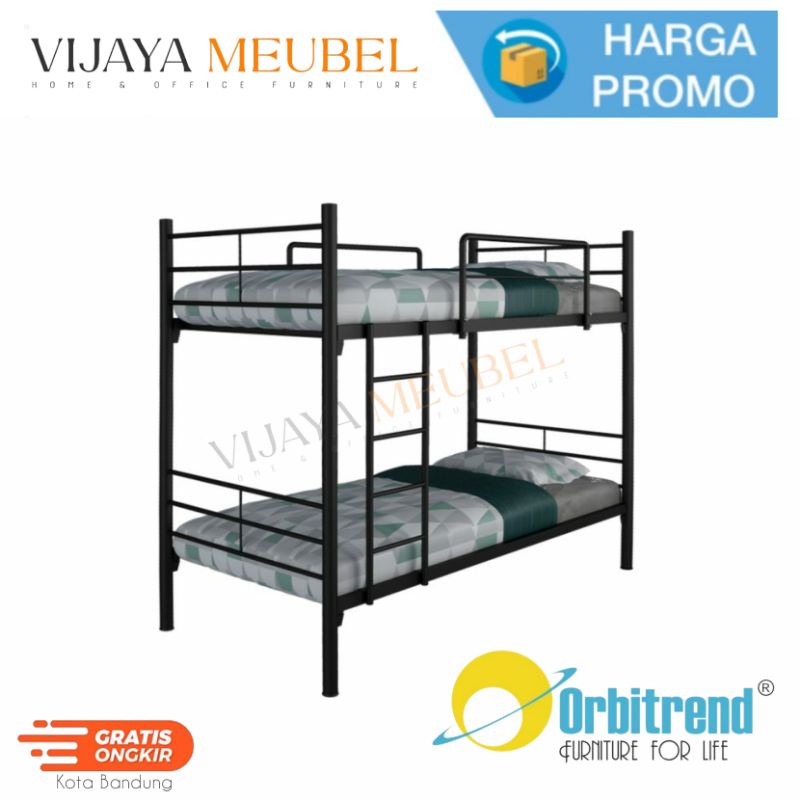 Ranjang Besi Ranjang Tingkat Orbitrend Revo 90x200