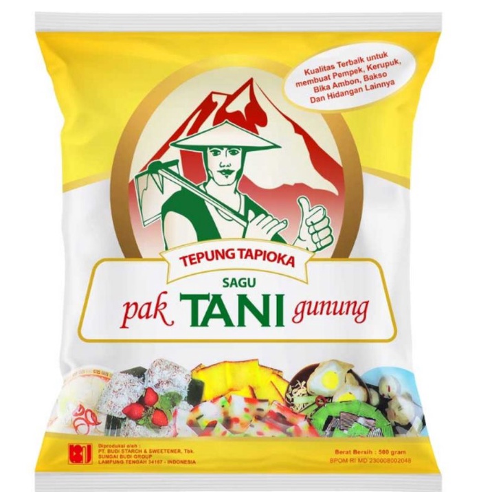 

Tepung Tapioka Cap Pak Tani Gunung 500g