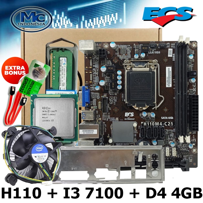 MOBO Motherboard Mainboard H110 Intel LGA 1151 Onboard