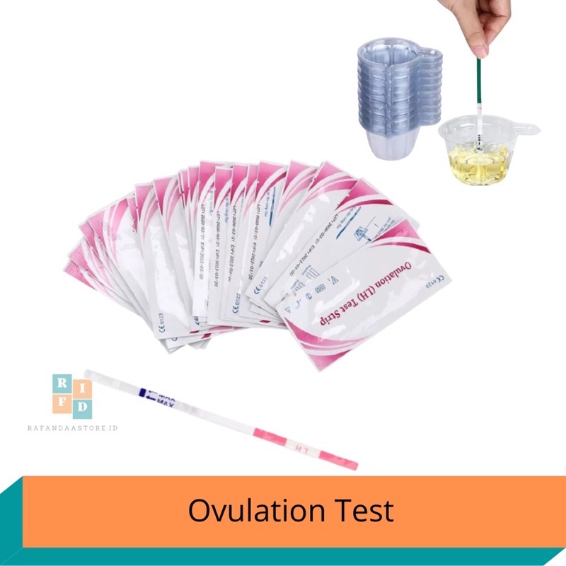 LH Ovulation Test Kesuburan Wanita Masa Subur - LH Test Ovulasi Ovutest - Alat Tes Masa Subur