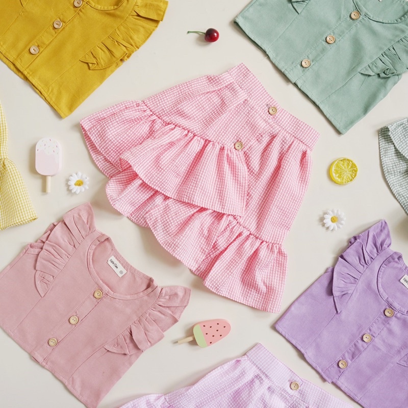 LITTLECAIM - LUNA SET | baju anak perempuan