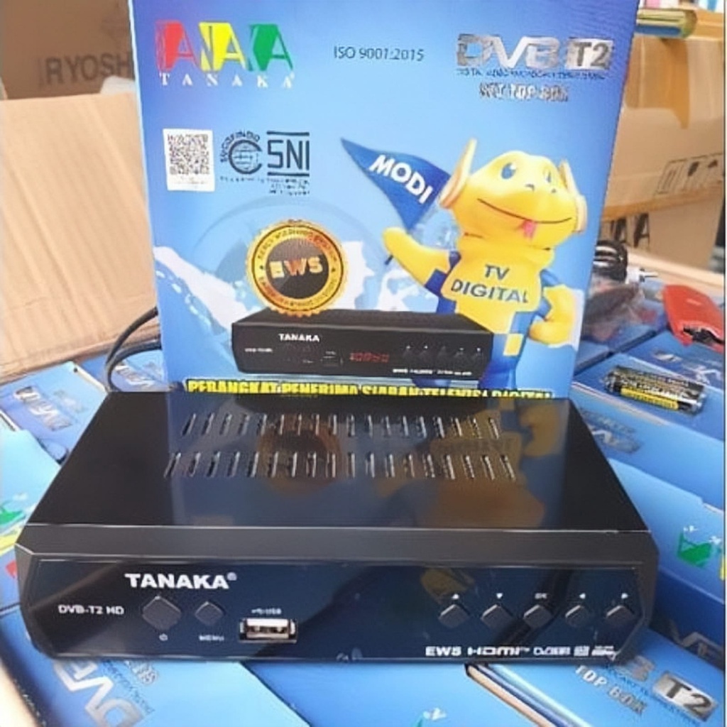 SET TOP BOX TV DIGITAL TANAKA T2 SNIPER DVB T2 EWS UHF HD / ALAT TV DIGITAL SET TOP BOX / STB TV DIGITAL / SET TOP BOX DIGITAL / SET BOX TV / SET BOX TV DIGITAL / SET BOX / SET BOX TV DIGITAL RECEIVER TV