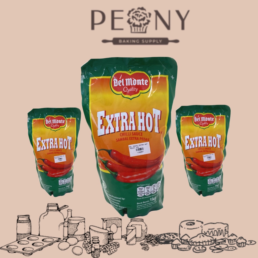 DEL MONTE EXTRA HOT POUCH 1KG