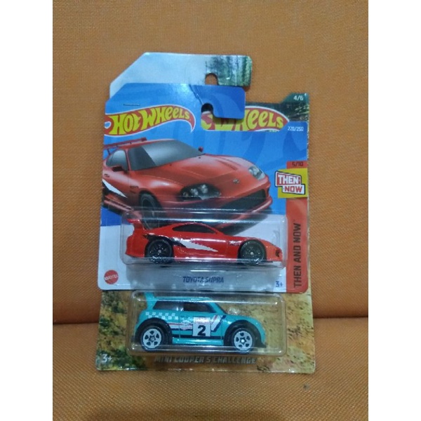 Hotwheels Mini Cooper & Hotwheels Supra SC
