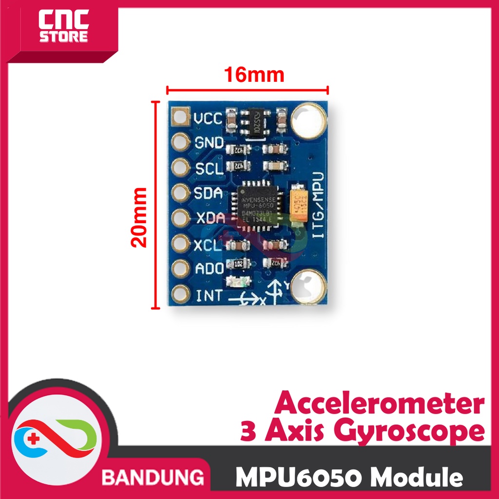 MPU6050 MPU-6050 3 AXIS ANALOG GYROSCOPE ACCELEROMETER MODULE