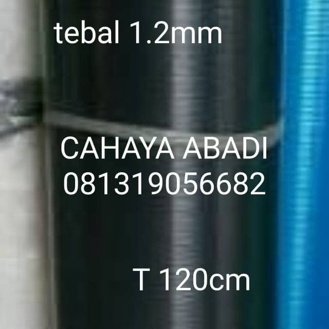 FIBER GLASS PAGAR HITAM GARIS LEBAR120CM