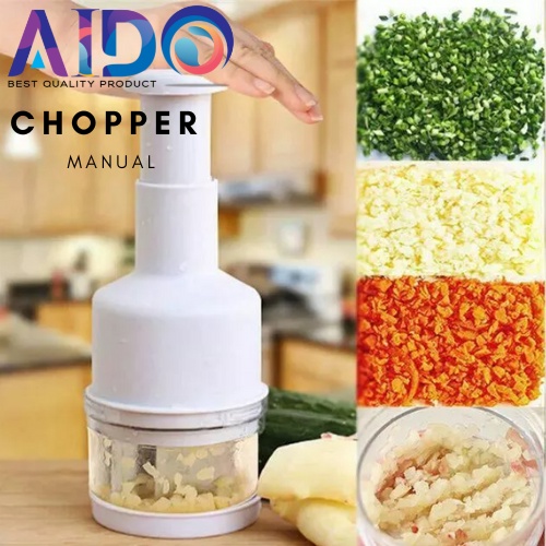 Chopper tarik blender manual tanpa listrik Chopper tangan pencacah bumbu / Mini cutter onion slicer original / Onion Chopper 201/502