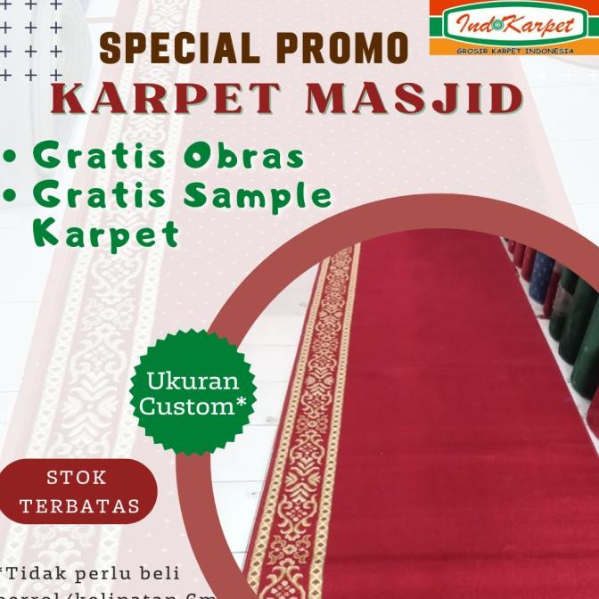 Promo Karpet Masjid AlMira meteran