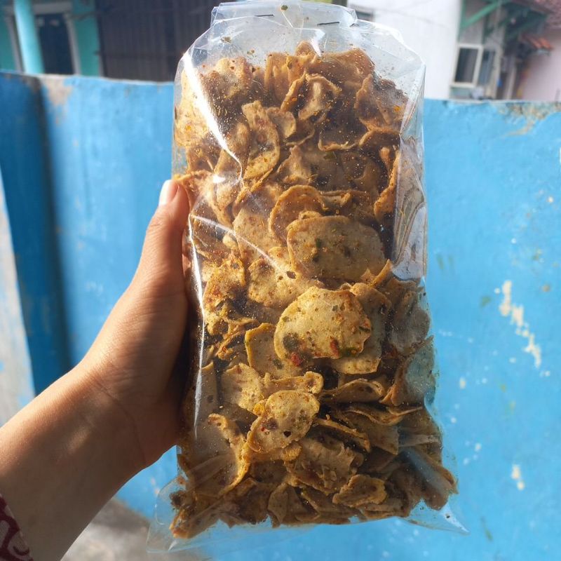 

Keripik basreng 250 gram daun jeruk //