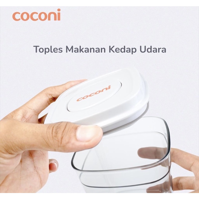 Coconi Pop Up Airtight Food Container / Toples Susu Bubuk Kedap Udara