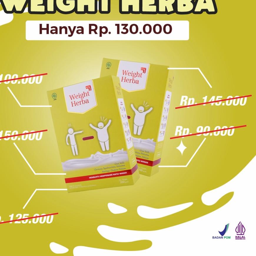 

Diskon✔️Paket 2 Weight Herba Nafsu Makan - Original Susu Penambah Berat & Penggemuk Badan Perbaiki Saluran Pencernaan Tingkatkan Nafsu Makan Isi 200gr|KD8
