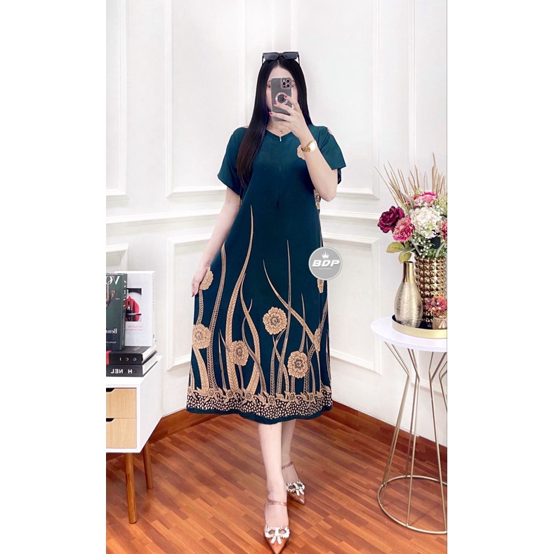 Daster Wanita Rayon Grade A Busui Resleting Depan Baju Tidur Daster Kekinian