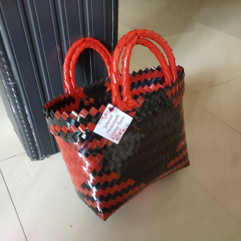 tas anyaman Candy premium S kwalitas terbaik