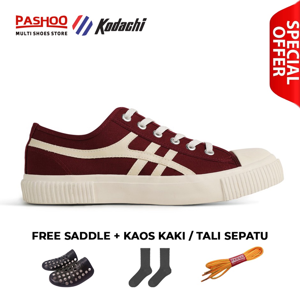 KODACHI Original MAX PRO MAROON CREAM Sepatu Sneakers