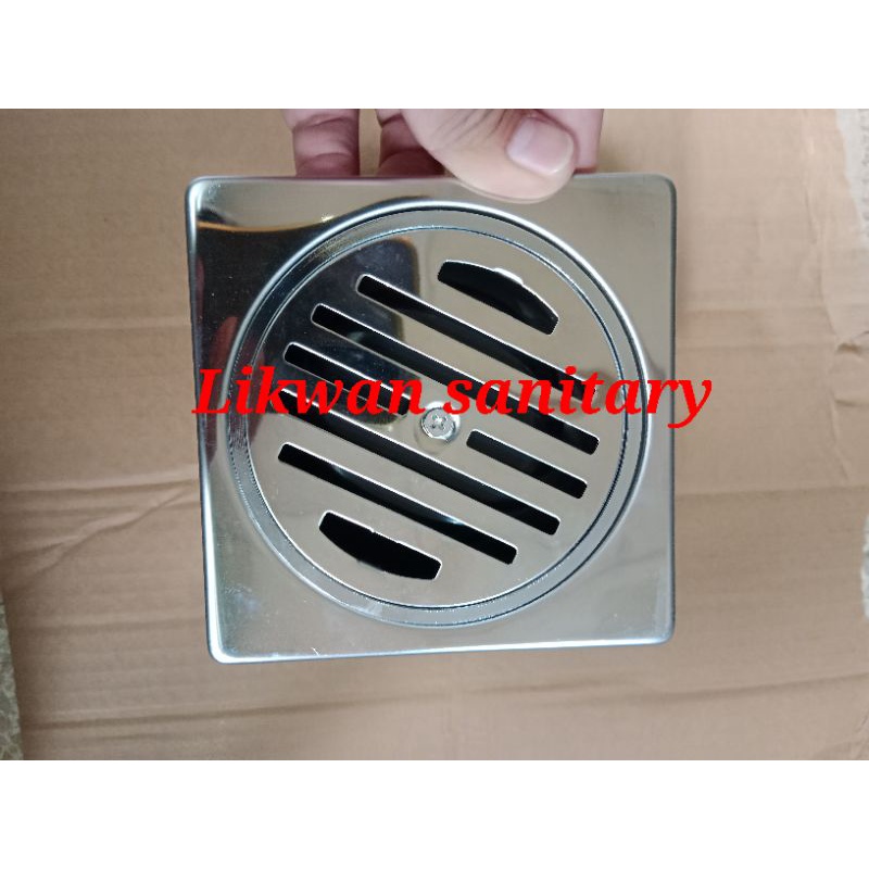 Floor drain stainless kamar mandi / saringan pembuangan air kamar mandi stainless