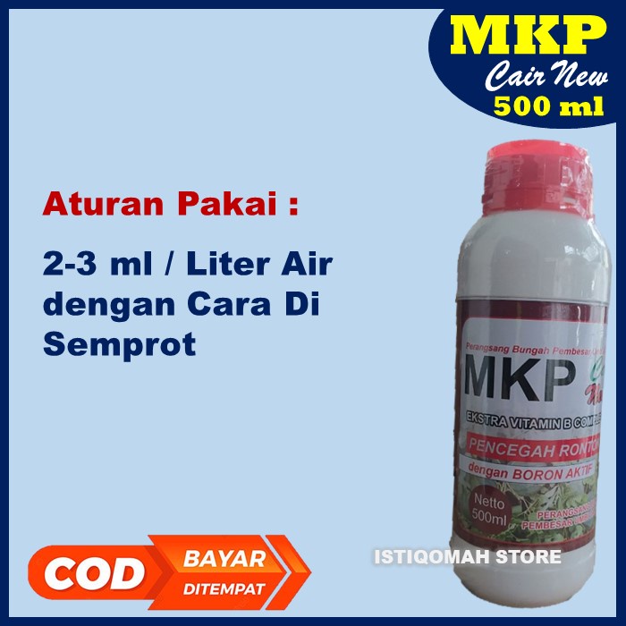 PROMO COD MURAH Pupuk Pelebat Bunga Dan Buah Kacang Panjang Anti Rontok MKP Cair New 500ML Pupuk Cair untuk Mempercepat Pertumbuhan Tanaman, Meningkatkan Kualitas dan Kuantitas Tanaman Sehingga Menghasilkan Buah Kacang Panjang yang Maksimal Bagus