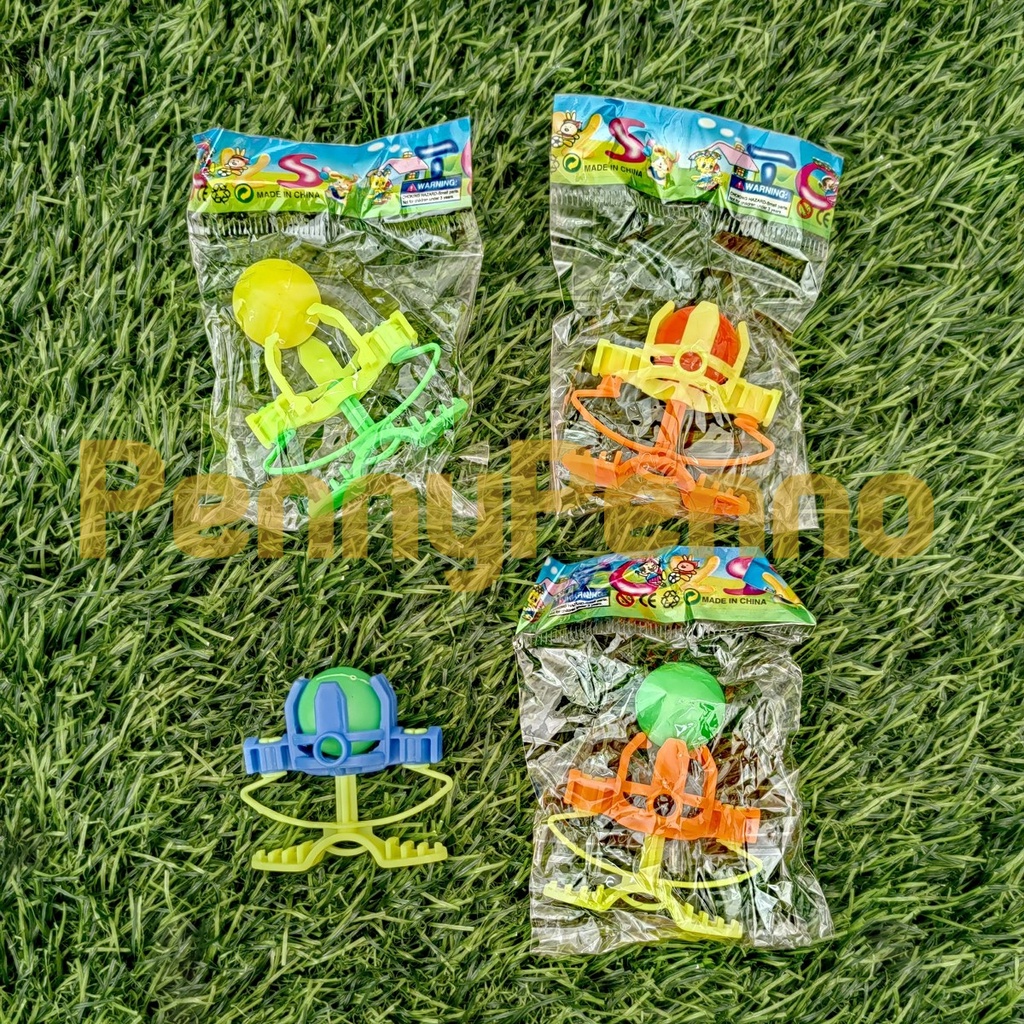 Mainan Anak Bola Tiup Umbul / Mainan Jadul Tembak Boneka Gundu Kelereng / Mainan Bola Tembak