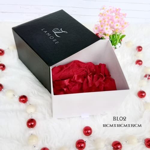 

KOTAK BUNGKUS KADO EKSKLUSIF L LAMORE GIFT BOX HADIAH PARCEL BL02 DISKON GEDE