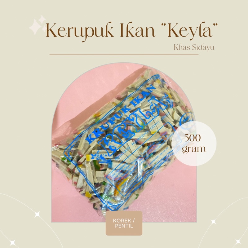 

Kerupuk Ikan (Korek) 500 gram