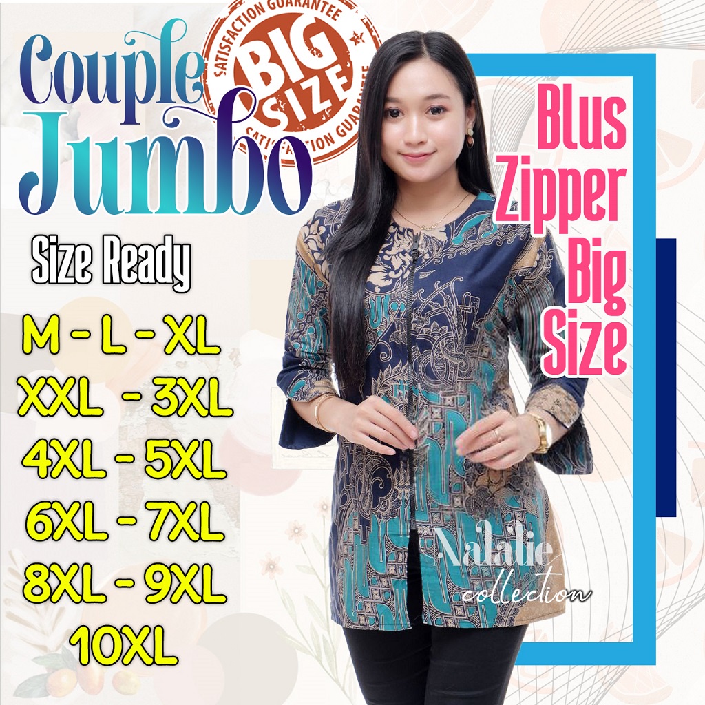 blus batik jumbo / blus batik kantor / blus batik wanita kantor / blus batik moderen kantor / blus k